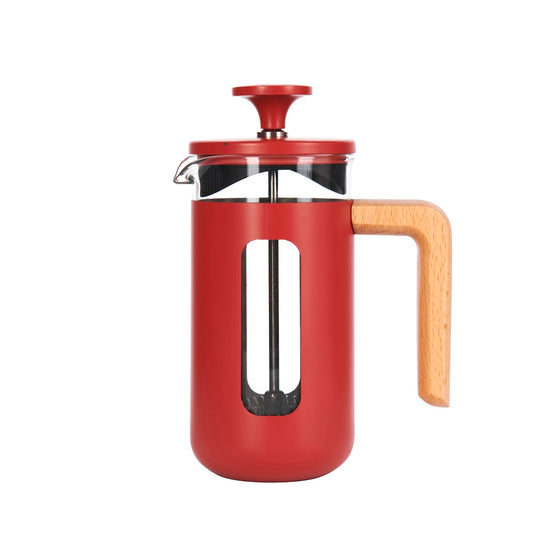 red 3 cup cafetiere