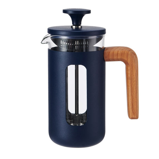 navy 3 cup cafetiere