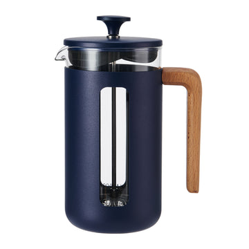 navy 8 cup cafetiere