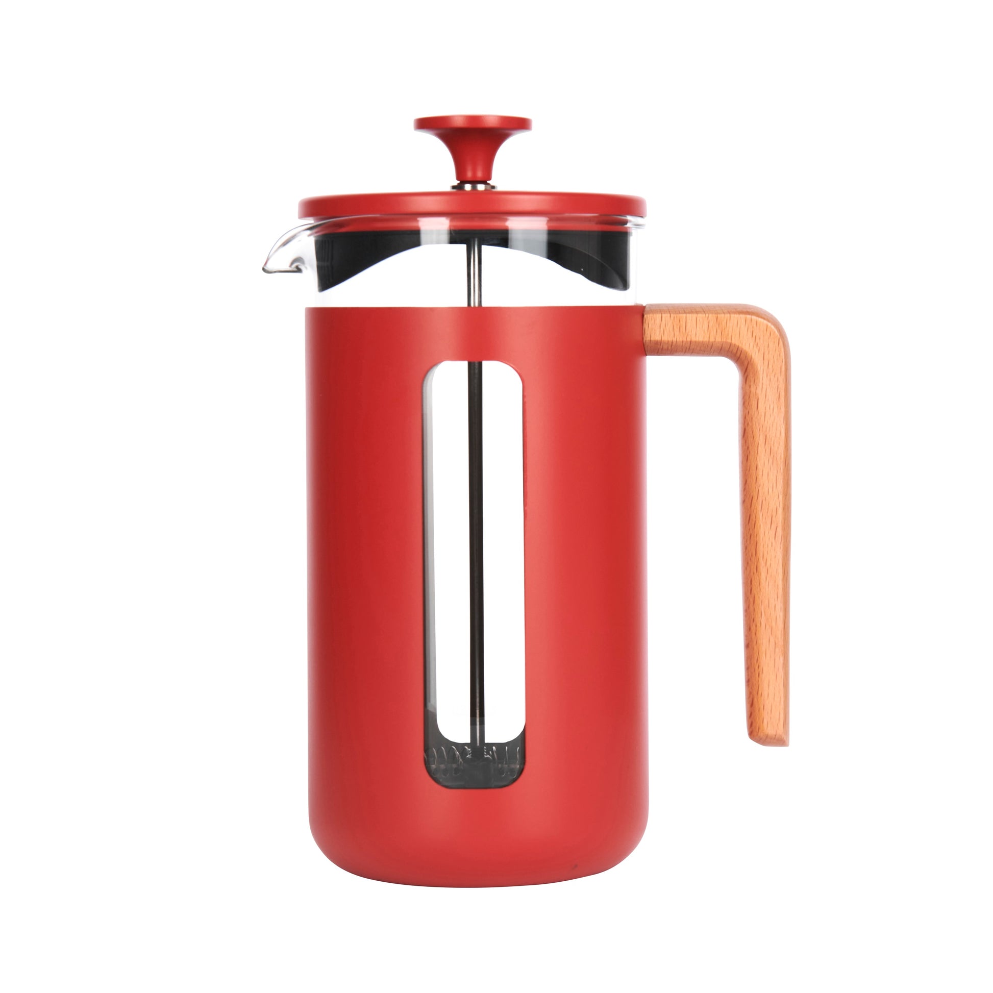 red 8 cup cafetiere