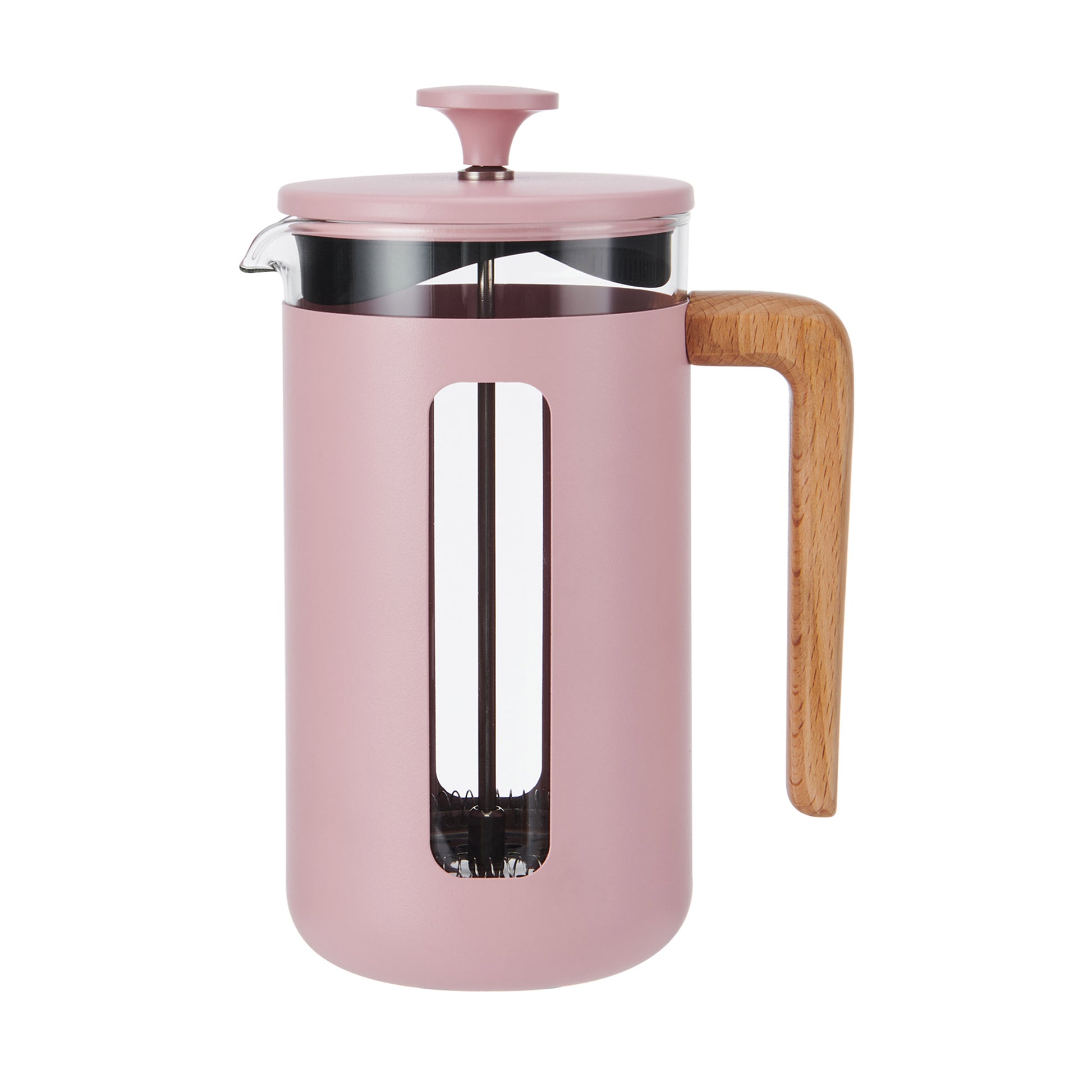 pink 8 cup cafetiere