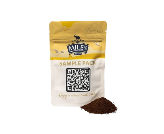 italian espresso ground coffee sample