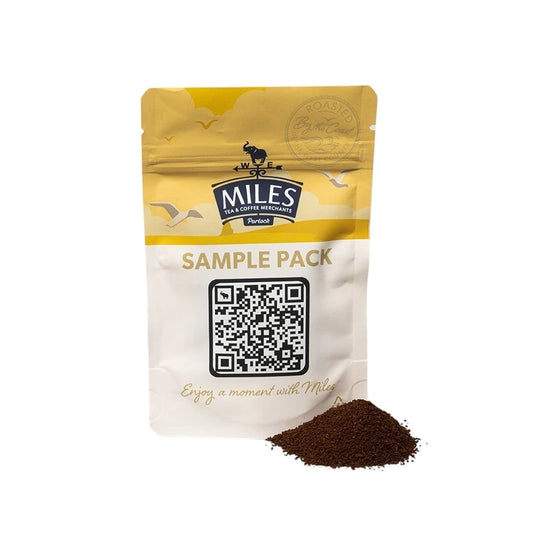 decaf ground coffee sample