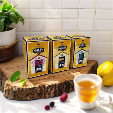 berry lemon and peppermint envelope teabags