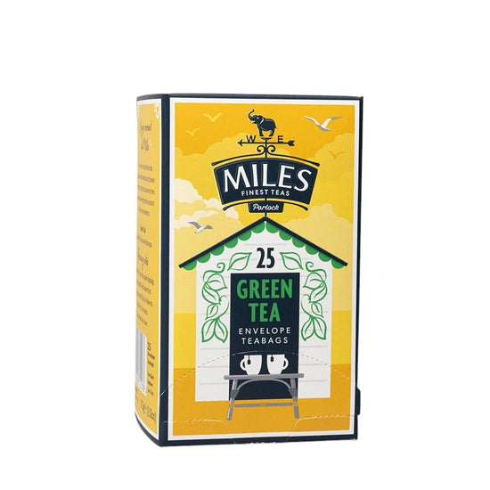 25 green tea envelope teabags