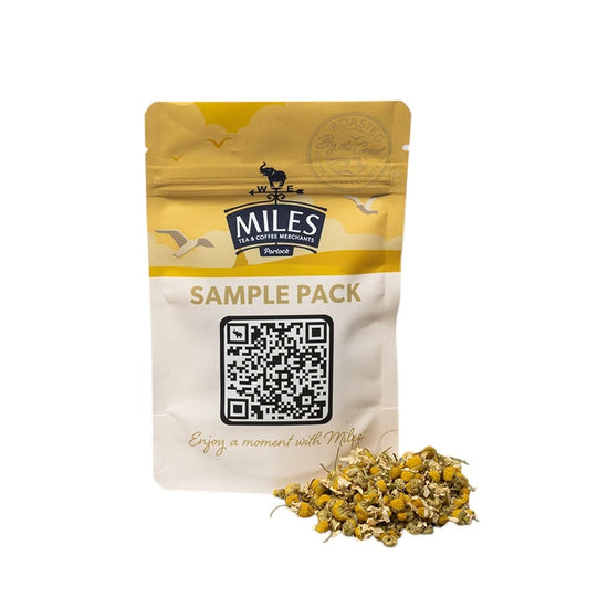 chamomile loose leaf tea sample