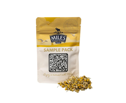 chamomile loose leaf tea sample