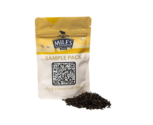 Darjeeling loose leaf tea sample