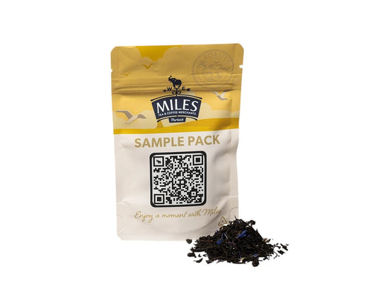 earl grey and cornflower loose leaf tea sample
