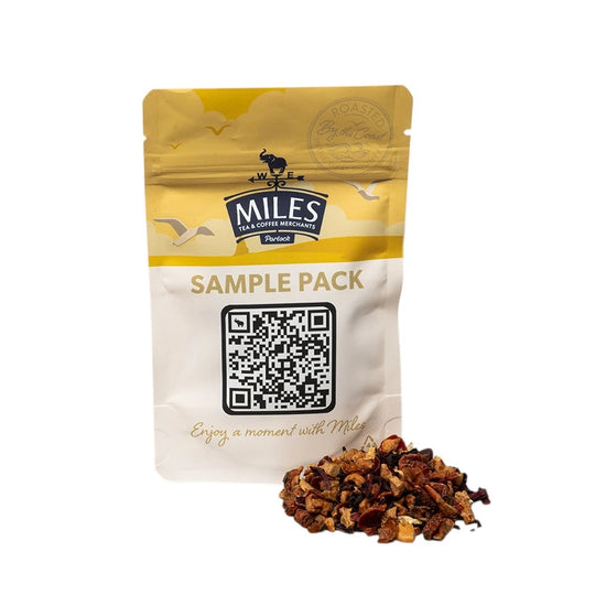 lemon and mango loose leaf tea sample