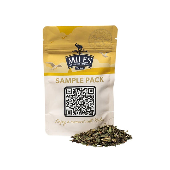 peppermint loose leaf tea sample