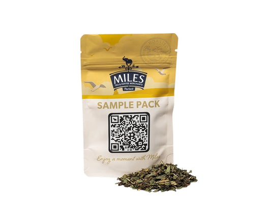 peppermint loose leaf tea sample