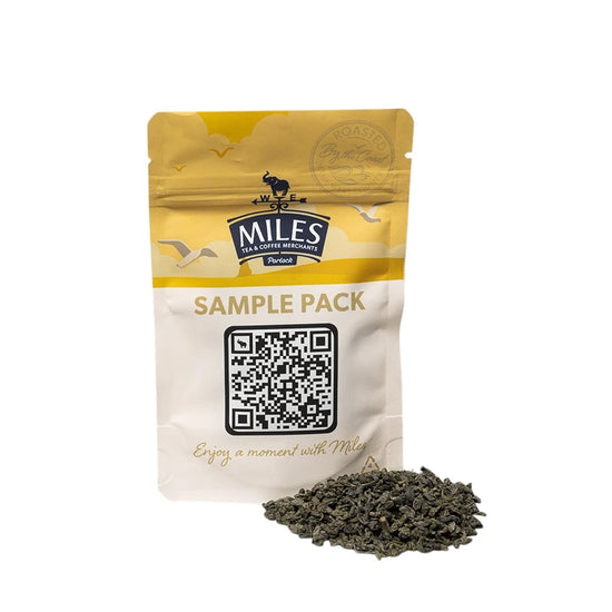 pinhead gunpowder loose leaf tea sample