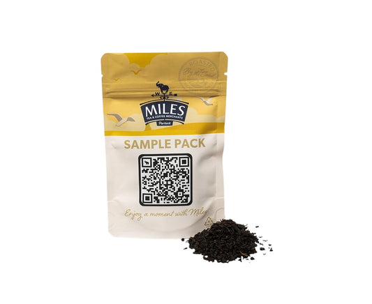 superior black loose leaf tea sample