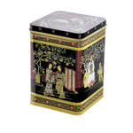 black jap tea caddy