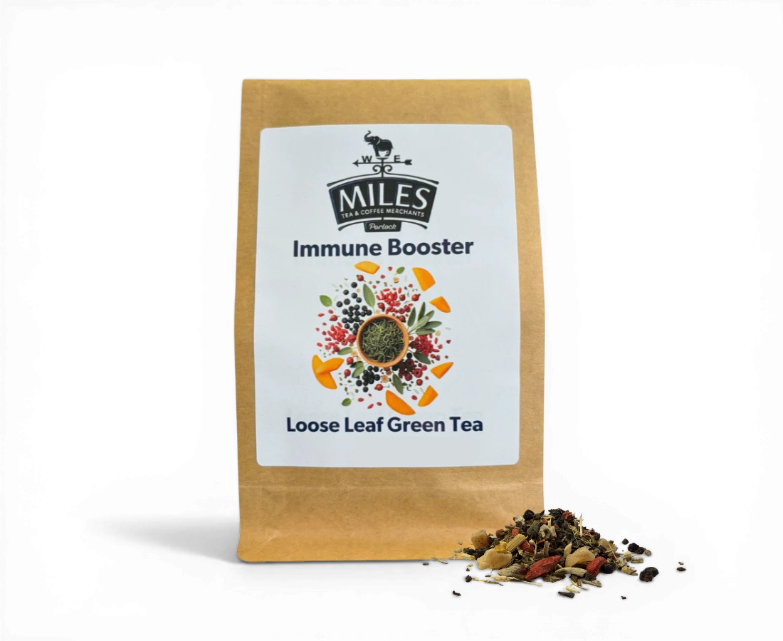 Immune Booster Loose Green Tea – Miles Tea & Coffee