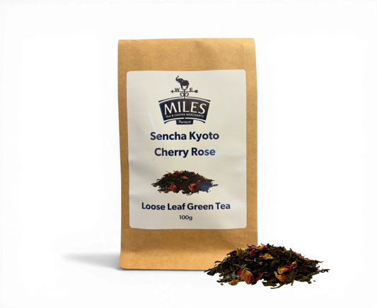 Sencha Kyoto Cherry Rose Loose Leaf Green Tea