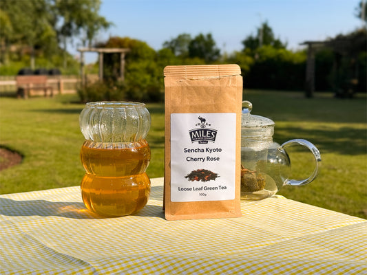Sencha Kyoto Cherry Rose Loose Leaf Green Tea