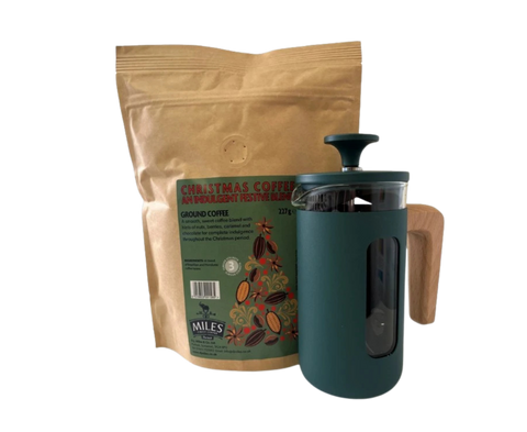 Christmas Ground Coffee & Cafetiere Gift Set