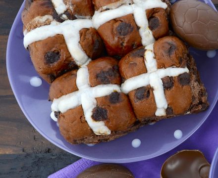 Chocolate Hot Cross Bun Recipe