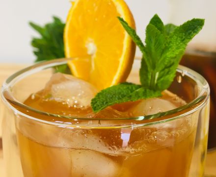 Earl Grey, Mint and Orange Iced Tea