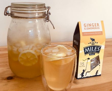 Lemon and Ginger Iced Tea