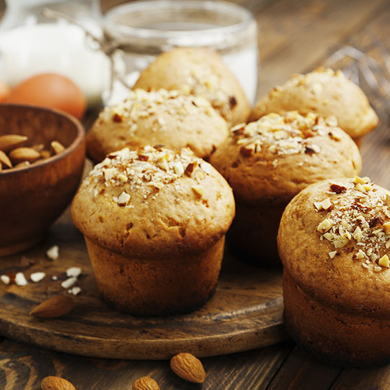 Freshly baked Chai muffins