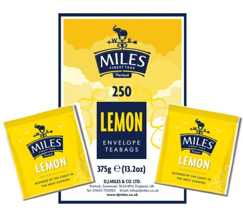 250 Lemon Envelope Teabags
