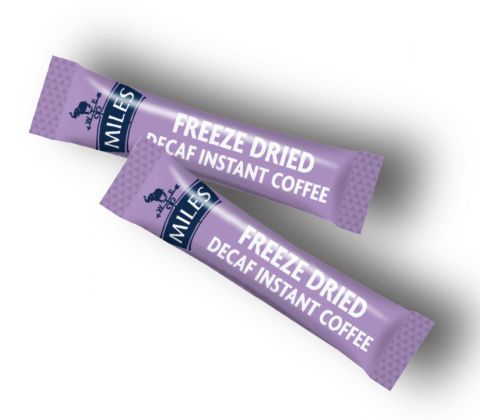 Miles 100 Instant Decaffeinated Coffee Sticks