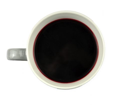 Berry tea from above