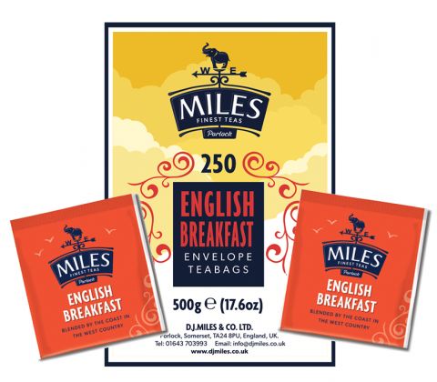 250 English Breakfast Envelope Teabags