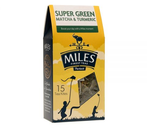 Super Green, Matcha & Turmeric Tea Kite