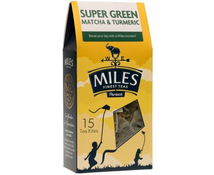 Super Green, Matcha & Turmeric Tea Kite